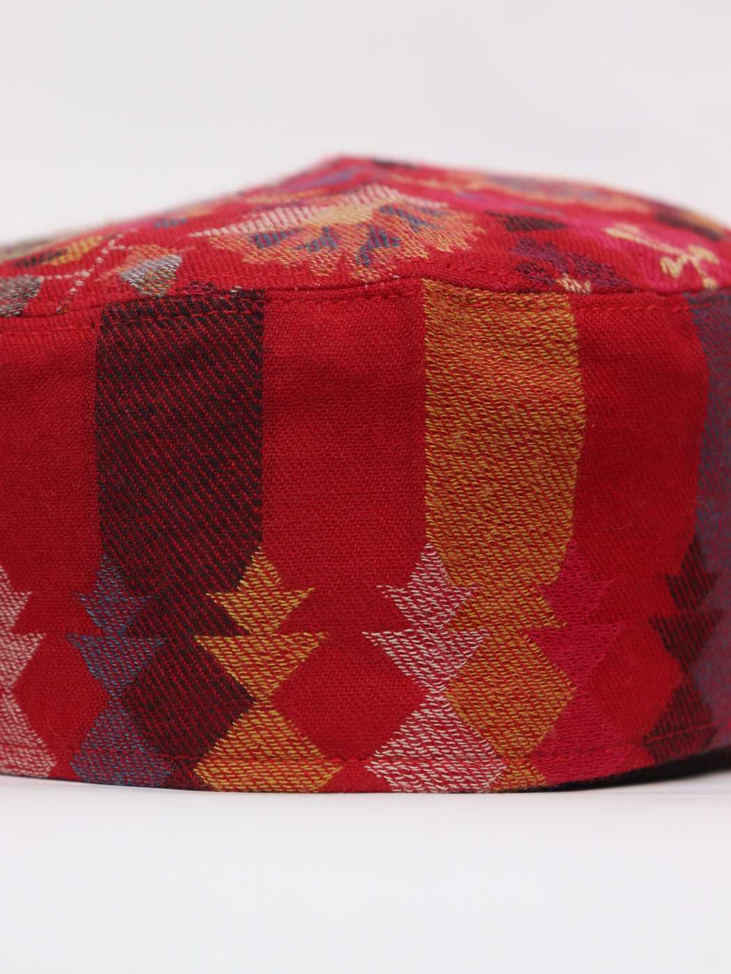 Khamosh Kashmiri Designer Maroon Kani Cap