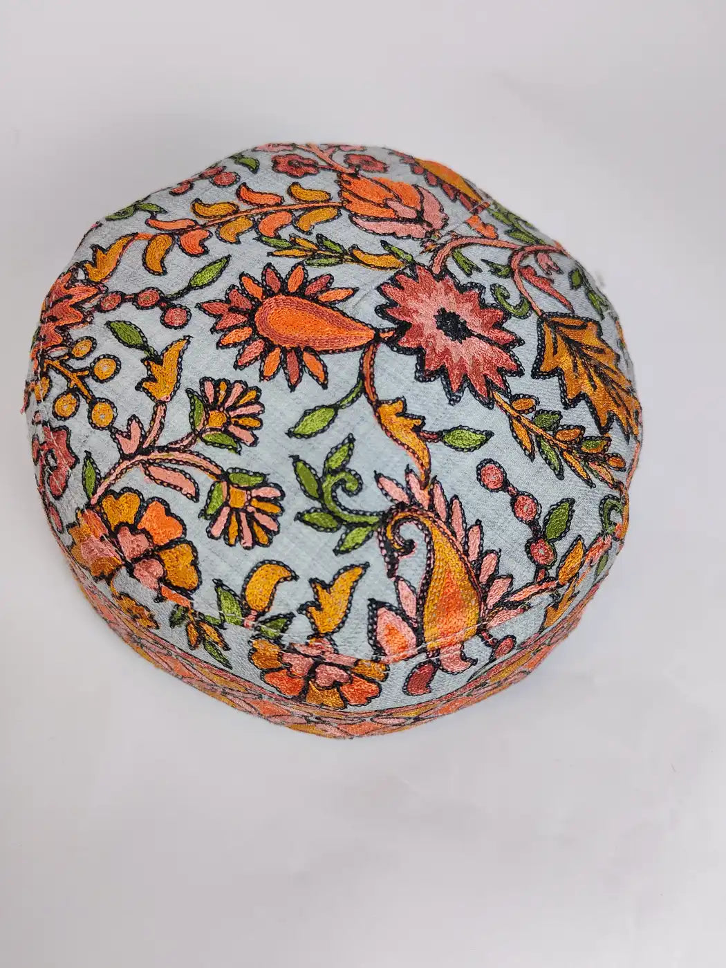 Grey Foldable Nalki Aari Work Cap