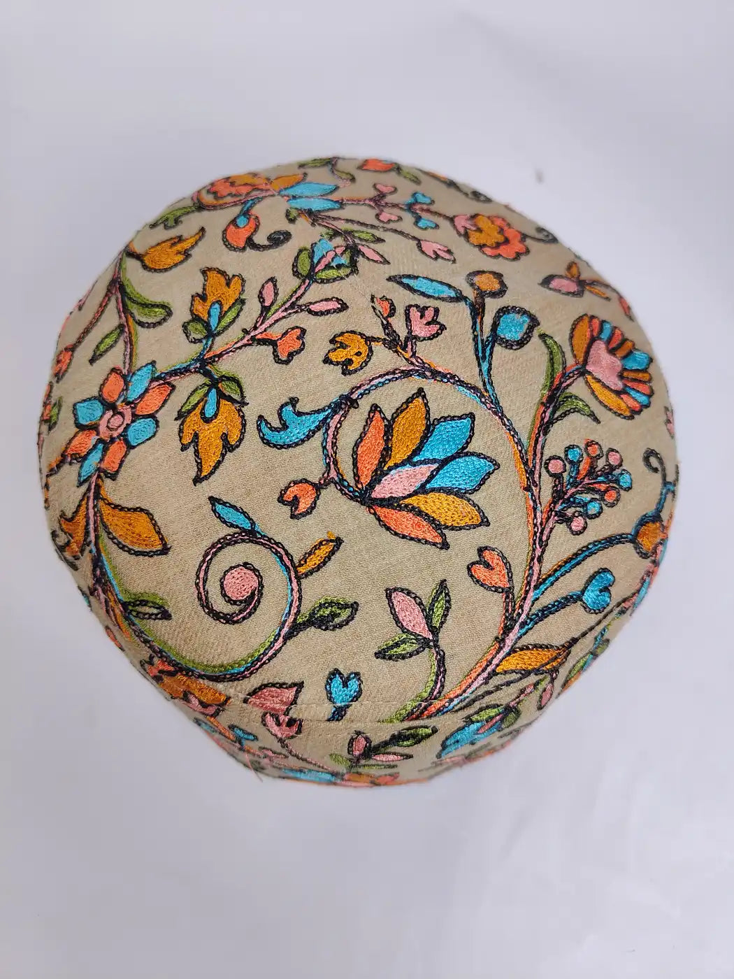 Nalki Aari Work Best Beige Cap