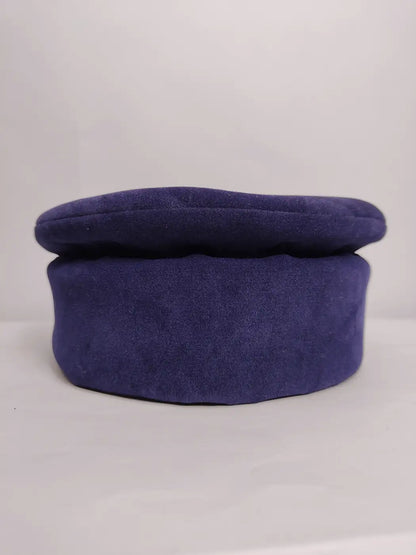 da
dark blue cap in pakol afghani style