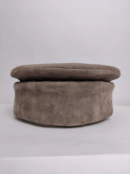 beige afghani pakol cap from Kashmir 