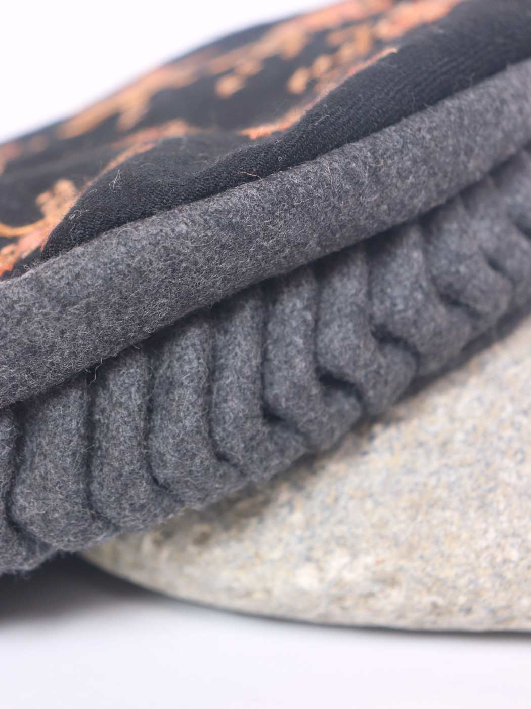 Afghani Latest Black Stylish Pakol Cap with Hand Sozni Embroidery