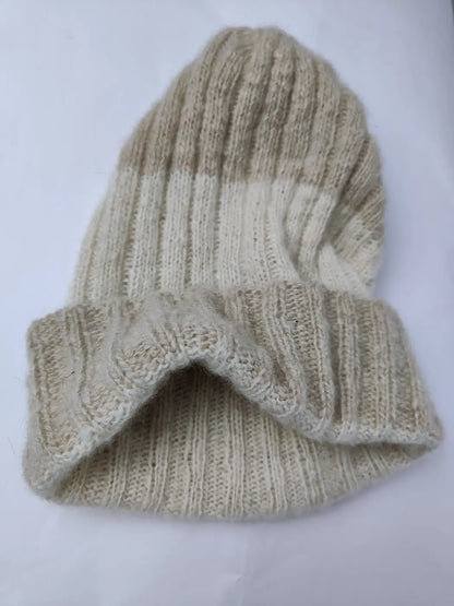 kashmiri pure pashmina cap in beige
