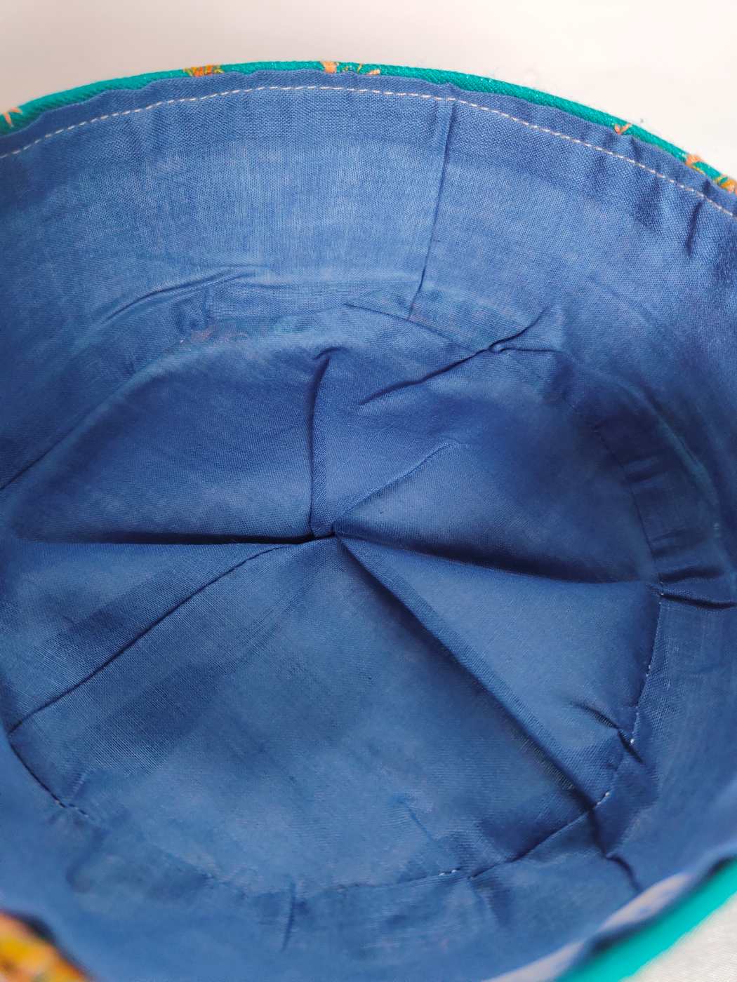 Habib Toosha Sea Green Cap with Kashmiri Hand Sozni Embroidery