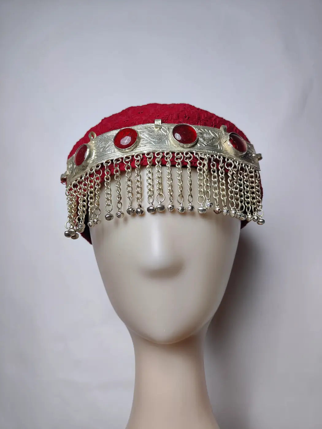 Shehzar Kashmiri Kasaba Cap in Vintage Style for Women