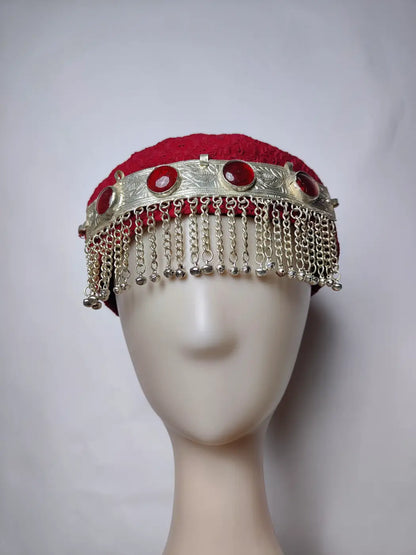Shehzar Kashmiri Kasaba Cap in Vintage Style for Women
