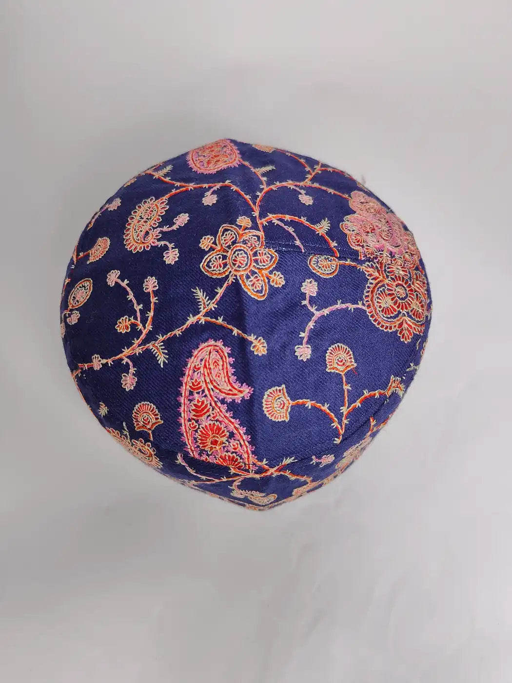 Sozni Embroidery Dark Blue Cap for Gents