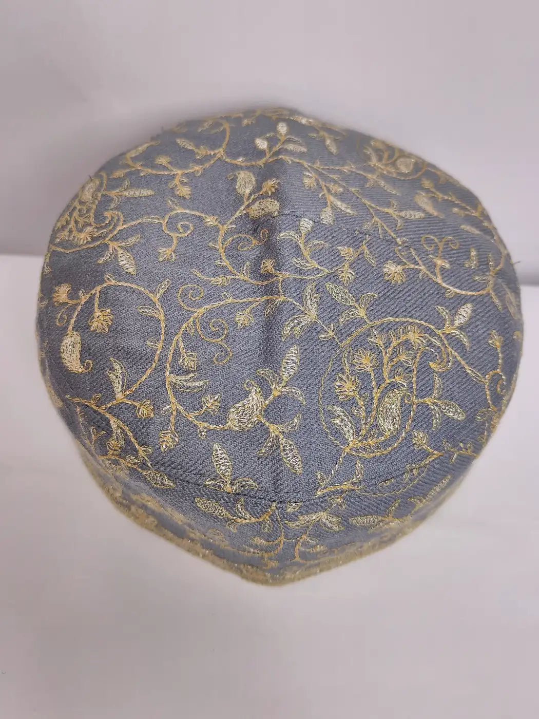 Kashmiri top side zari tila work