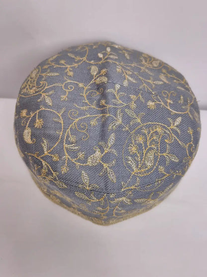 Kashmiri top side zari tila work