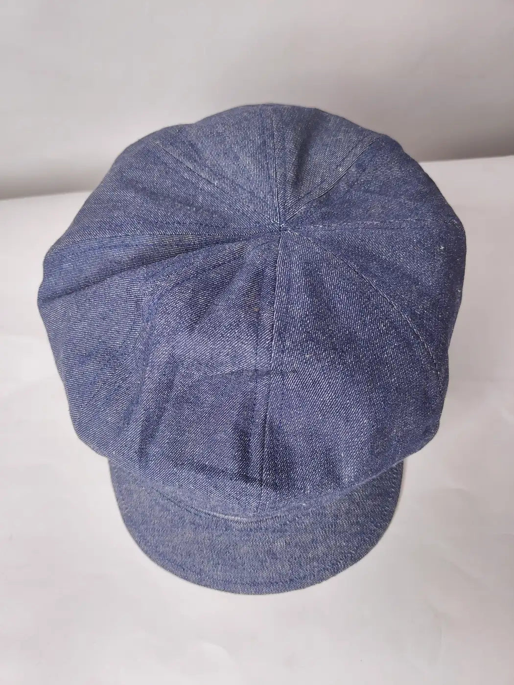 blue denim jeans cap top side