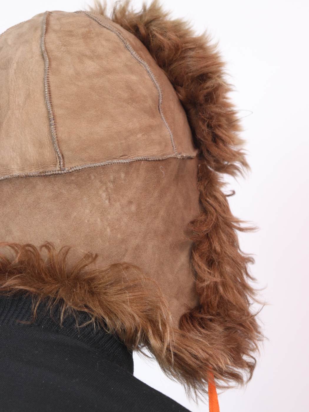 Brown Natural Fur Cap