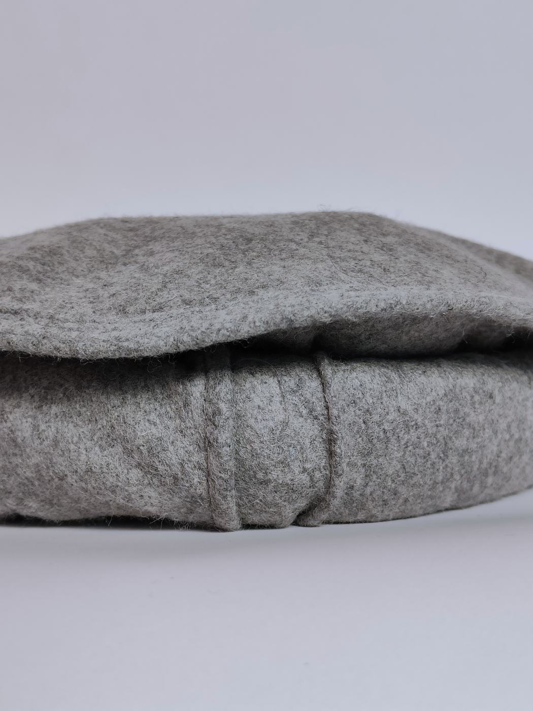 Grey Pakol Cap – Traditional Chitrali Wool Hat for Men