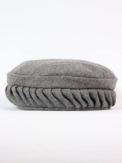 Pathani Hat- Light Grey Twisted Pakol Cap