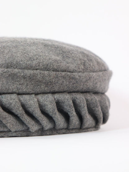 Pathani Hat- Light Grey Twisted Pakol Cap