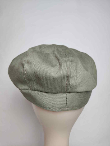 Linen Cotton Newsboy Cap - French Headwear for Summer