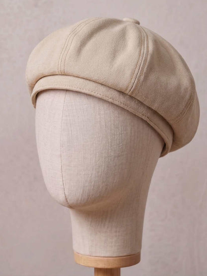 Cotton Beret Cap 8 Panel for Summer
