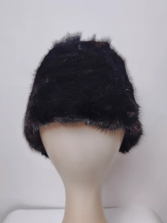 black mink fur
