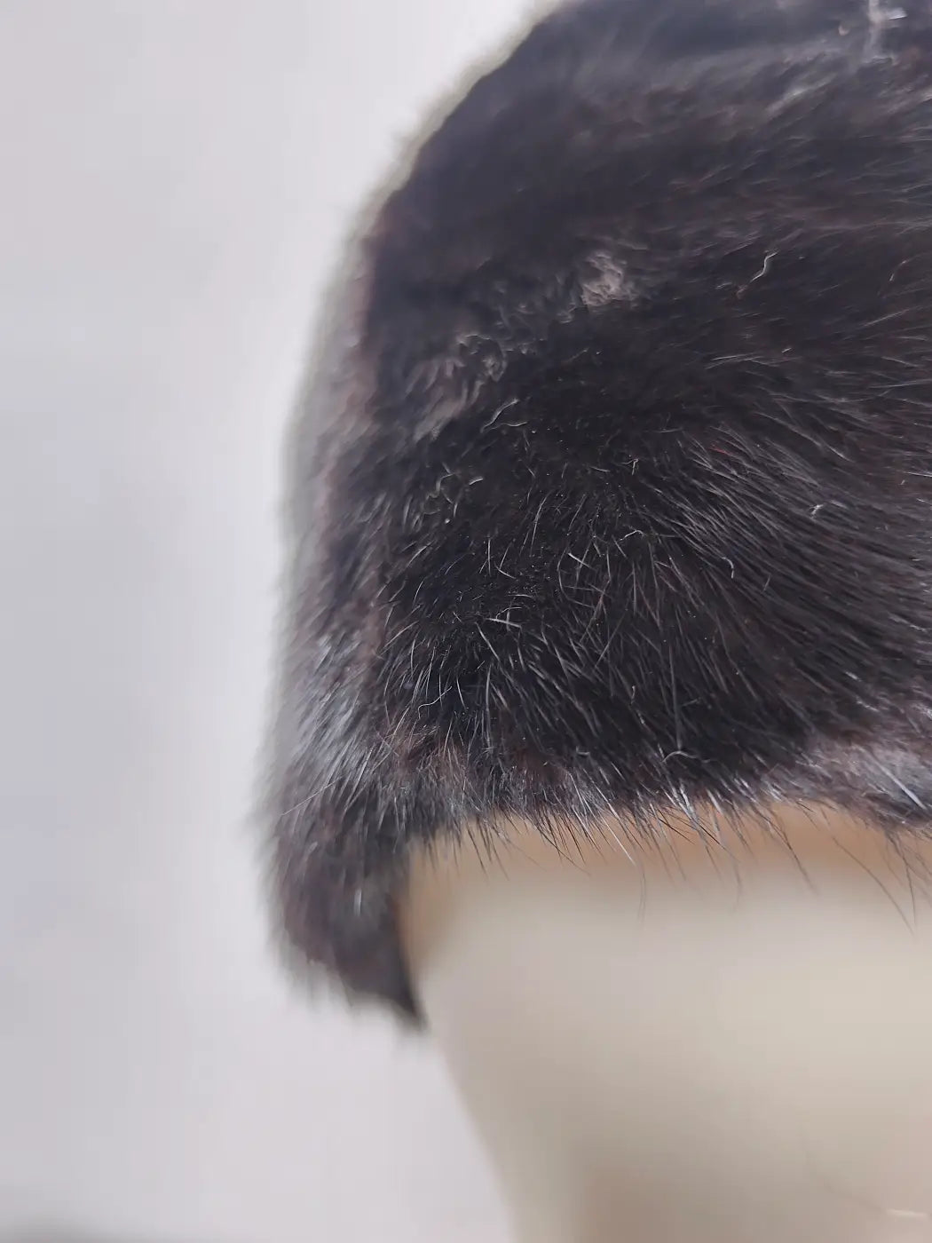 Cap in Dark Brown Mink Fur Fursat