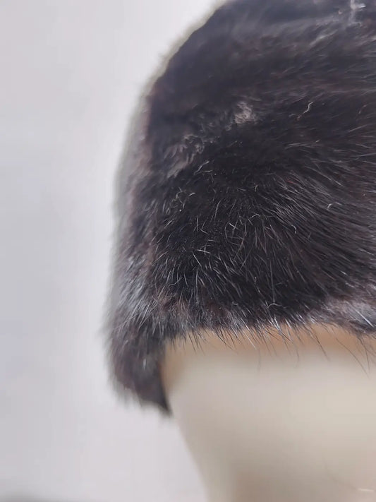 black mink fur