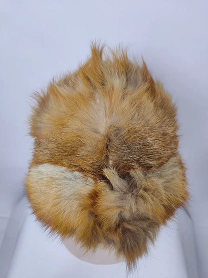 Mink Fur Cap Gulistan in Brown