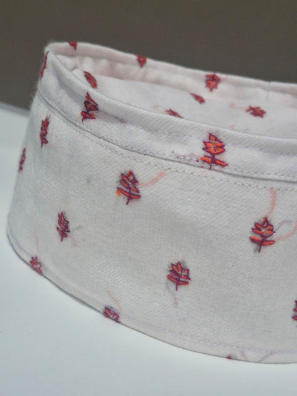 White Barkati Omani Cap with Hand Sozni Embroidery