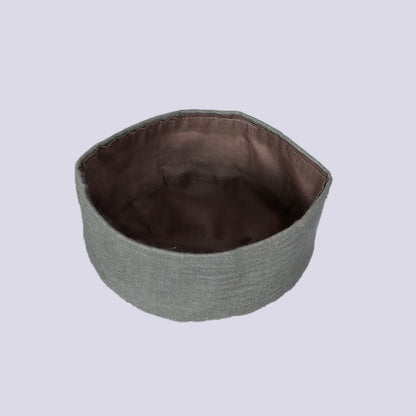 Plain Grey Toosha Topi | Cap