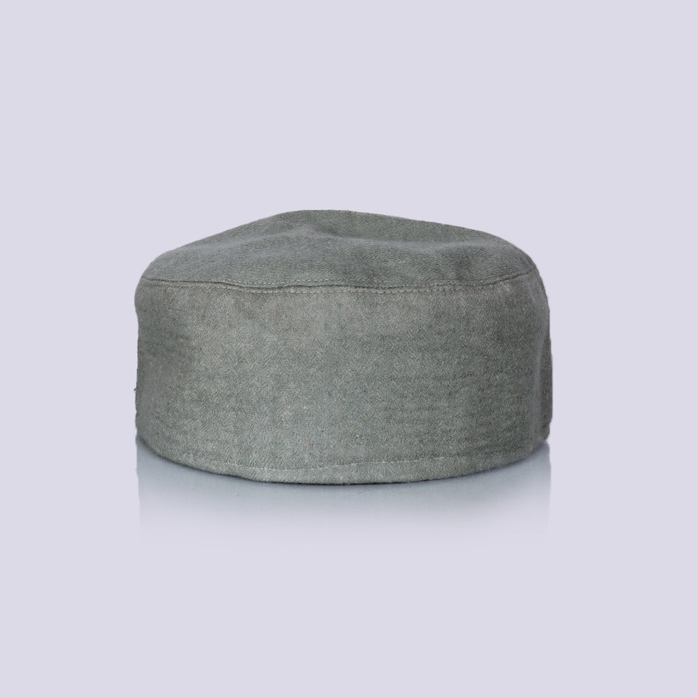 Plain Grey Toosha Topi | Cap