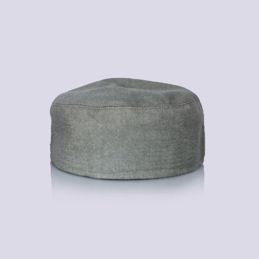 Plain Grey Toosha Topi | Cap