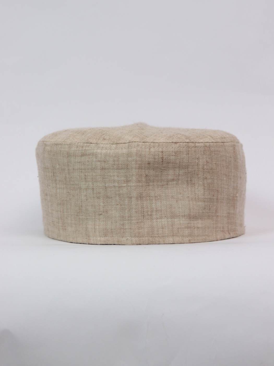 Semi Pashmina Plain Cap in Natural Color