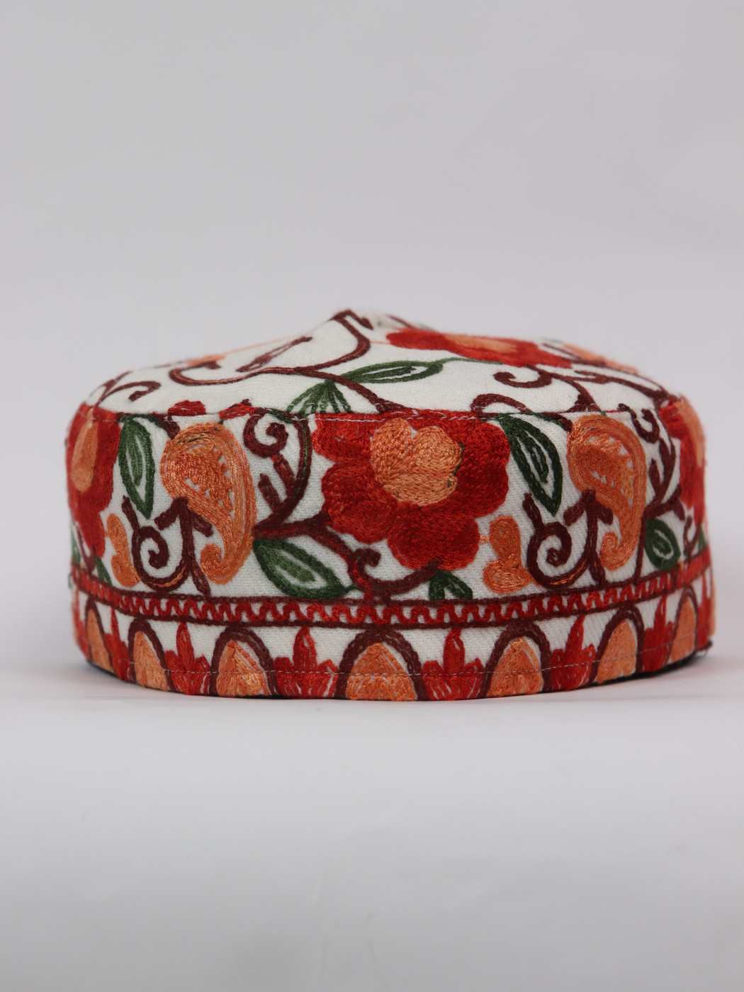 Stylish Hunar Kashmiri Cap with Aari Embroidery