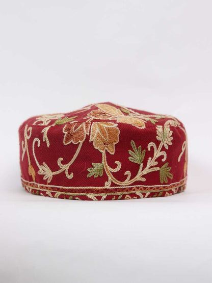 Sadib Kashmiri Cap with Aari Embroidery