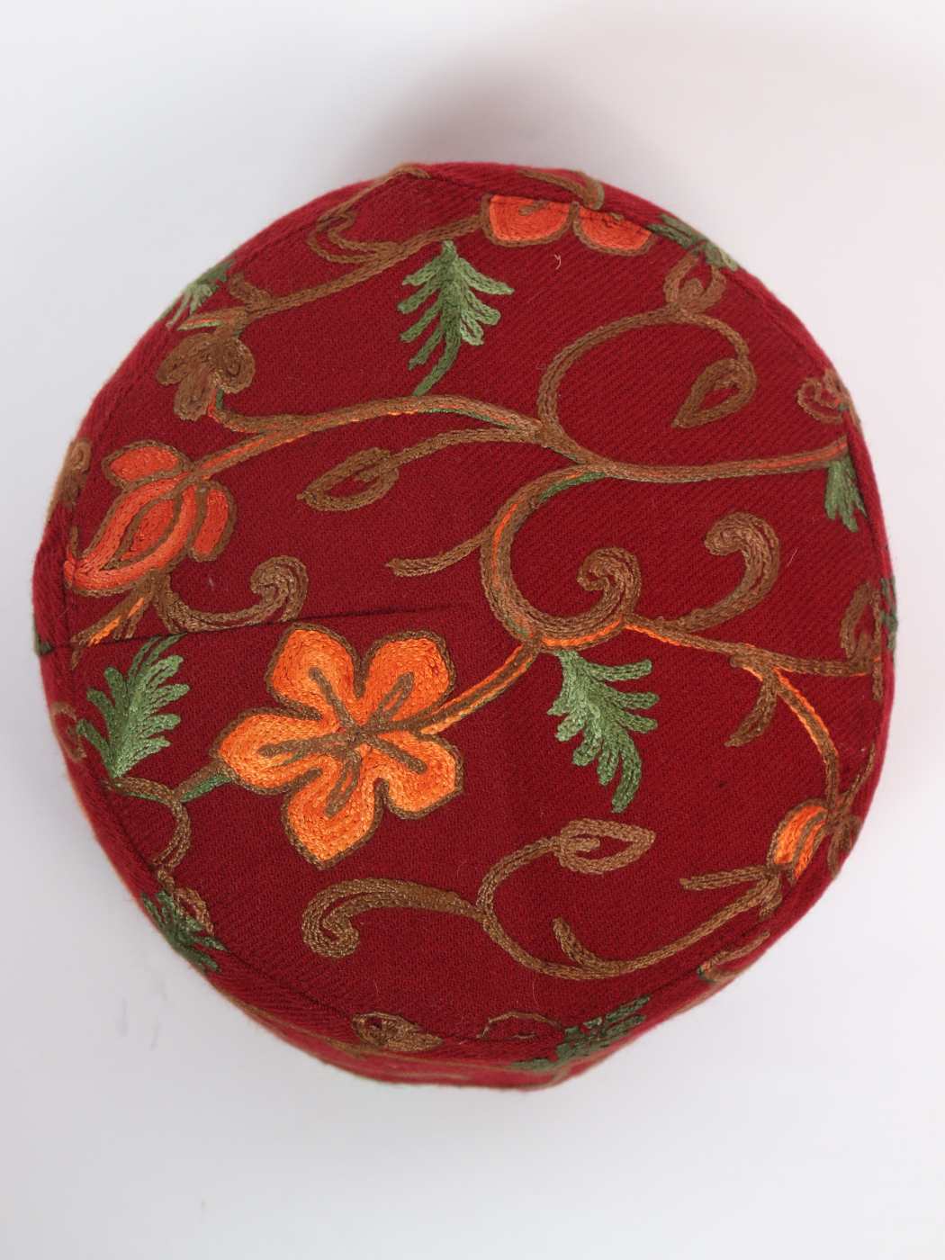 Yaqeen Kashmiri Naroon Traditional Cap with Aari Embroidery