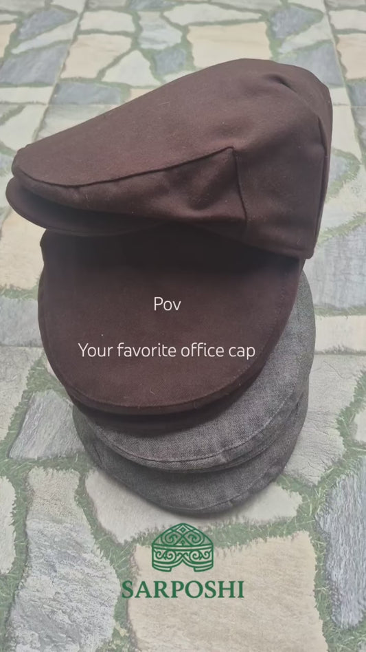 Golf Flat Cap – Lightweight, Breathable, Solid Colors