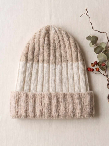 Pure Pashmina Ladakhi Cap | Hand Spun | Hand Knit