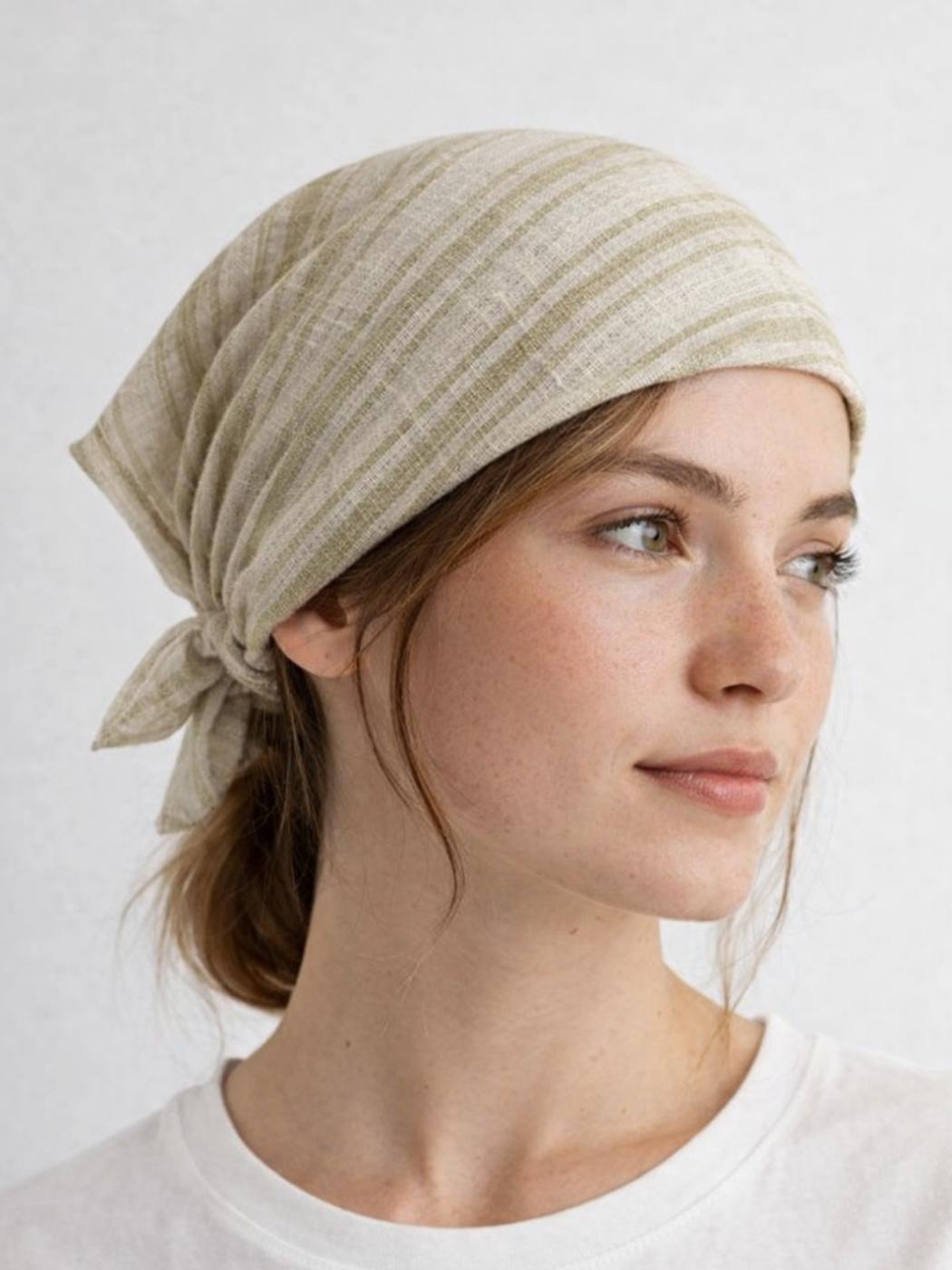 pure linen bandana for women and men