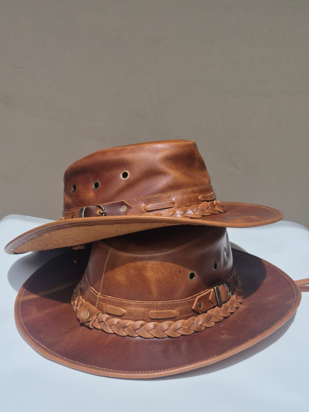 Premium Leather Cowboy Hat | Classic American Style