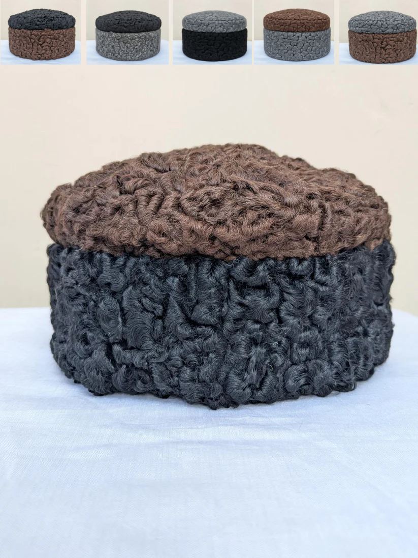 Kashmiri cap in karakul fur
