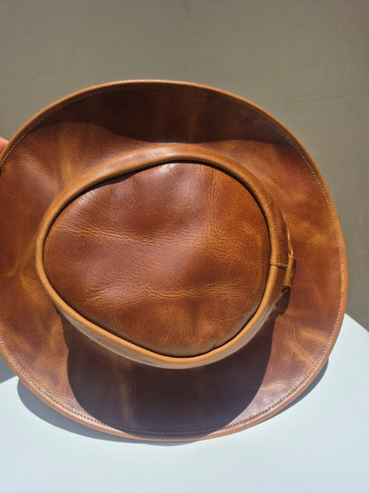 Premium Leather Cowboy Hat | Classic American Style