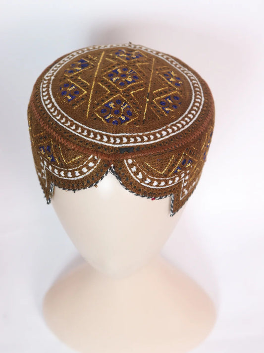 Naseer Traditional Sindhi Cap | Topi With Embroidery