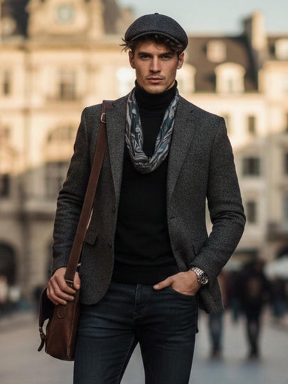 tweed cap in vrey french